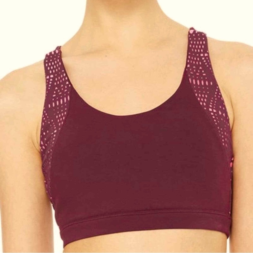 Alo Yoga Laser Cut Patina Bra